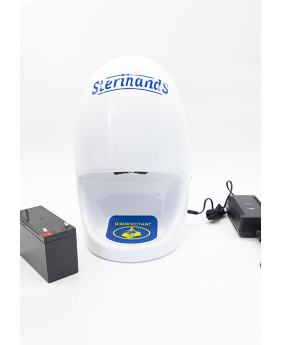 Nebulizzatore Elettronico Sterihands per l'igienizzazione della mani con batteria e caricabatteria