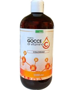 Biomed Nano Gocce di Vitamina C Colloidale Pura 500ML  1100PPM