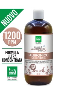 Ricarica Biomed Nano Gocce di Acido Ialuronico colloidale Puro 500 ML 1200ppm